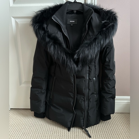 MACKAGE Black Adali Down Coat, Size: Small - Picture 3 of 14